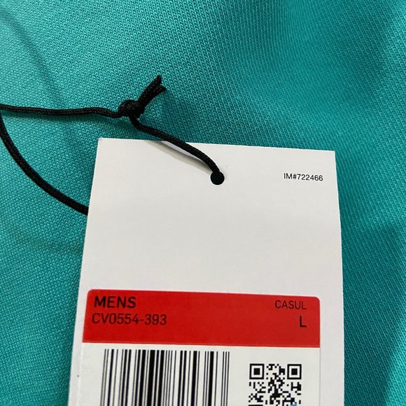 Nike NikeLab NRG Solo Swoosh Fleece Crewneck Washed Teal CV0554-393 Size NEW - Picture 6 of 7